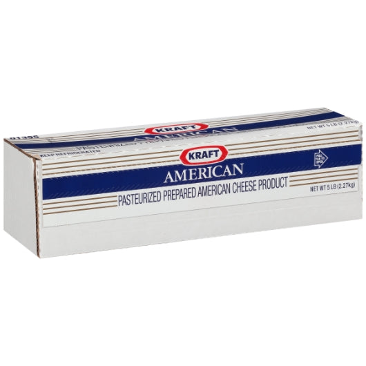 Kraft American Cheese Loaf, 6 x 2.26 KG Case - Cheese & Dairy