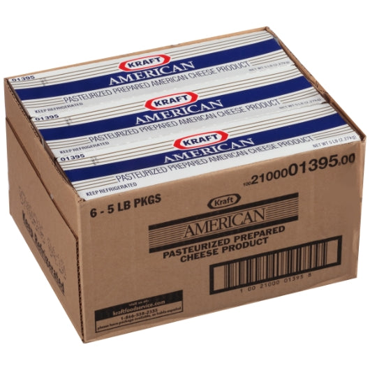 Kraft American Cheese Loaf, 6 x 2.26 KG Case - DOT product image 4
