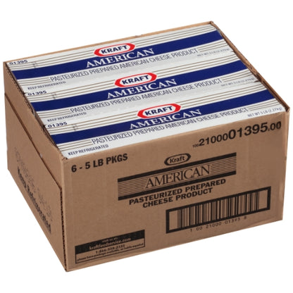 Kraft American Cheese Loaf, 6 x 2.26 KG Case - DOT product image 4