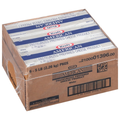Kraft White American Cheese Loaf, 6 x 2.26 KG Case - DOT product image 5