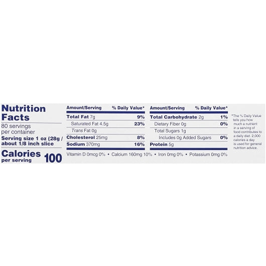 Kraft White American Cheese Loaf, 6 x 2.26 KG Case - DOT product image 7