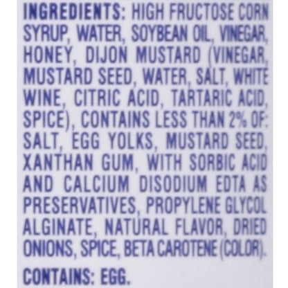 Kraft Sweet Honey Dijon Dressing Bulk, 4 x 3.78 LT Case - DOT product image 8