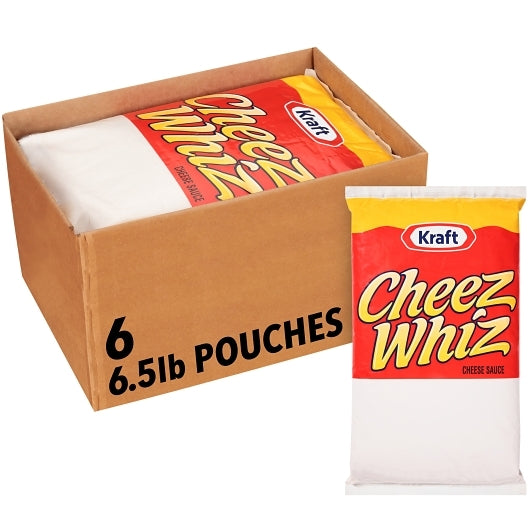 Cheez Whiz Original Cheeze Sauce, 6 x 2.94 KG Case - Condiments & Sauces