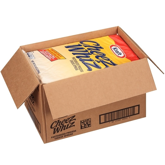 Cheez Whiz Processed Pouch Cheeze Whiz Spread, 6 x 2.94 KG Case - DOT product image 7