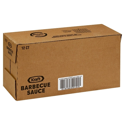 Kraft Sweet Honey Bbq Sauce Bottle, 12 x 1.125 lb Case - DOT product image 8