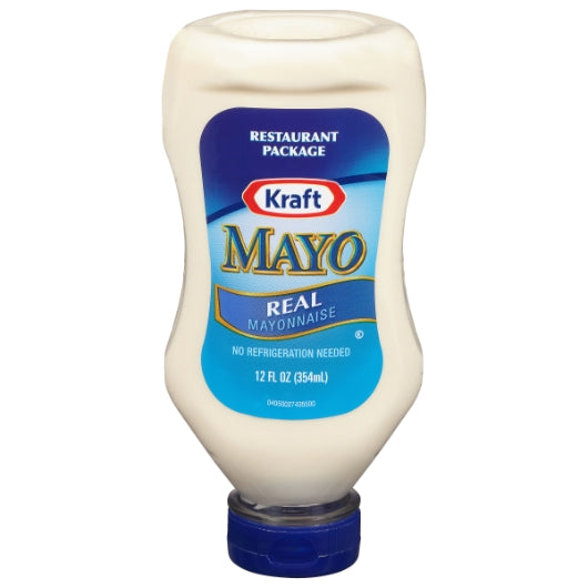 Kraft Real Mayonnaise Bottle, 12 x 354 ML Case - DOT product image 2