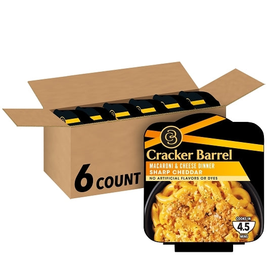 Cracker Barrel Deluxe Liquid Dinner Sharp Cheddar, 6 x 109 GR Case - DOT product image 4