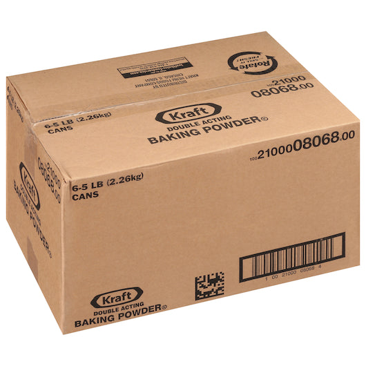 Kraft Double Acting Baking Powder, 6 x 5 lb Case - DOT product image 4