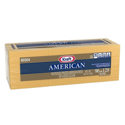 Kraft American Cheese, 96/128 Ribbon Slices, 4 x 5 lb Case - DOT product image 5