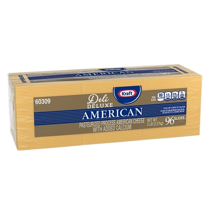 Kraft Regular American Cheese, 96 Slices, 4 x 5 lb Case - DOT product image 5