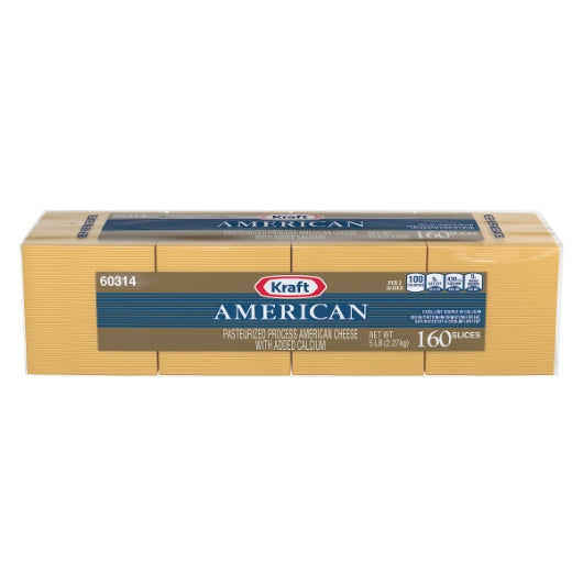 Kraft Pullman Sliced American Cheese, 4 x 5 lb Case - DOT product image 2