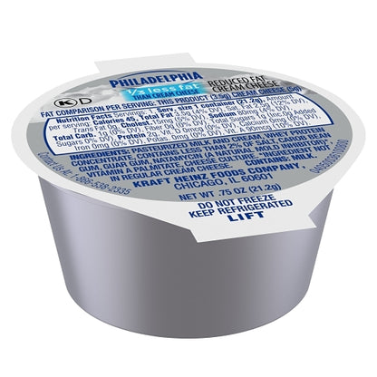 Philadelphia Light Cream Cheese, 100 x 0.75 oz Case - DOT product image 4