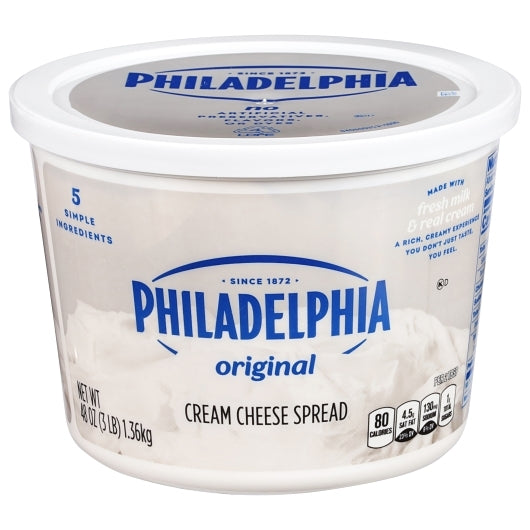 Kraft Philadelphia Soft Cream Cheese, 6 x 3 lb Case - DOT product image 5