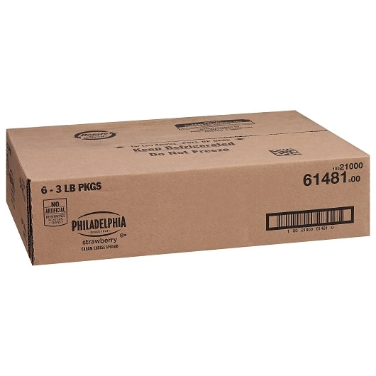 Kraft Philadelphia Strawberry Cream Cheese, 6 x 48 oz Case - DOT product image 5