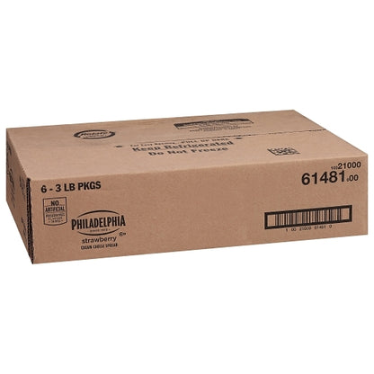 Kraft Philadelphia Strawberry Cream Cheese, 6 x 48 oz Case - DOT product image 5