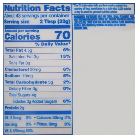 Kraft Philadelphia Strawberry Cream Cheese, 6 x 48 oz Case - DOT product image 6