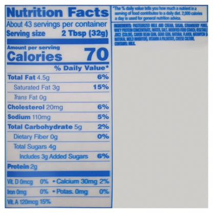 Kraft Philadelphia Strawberry Cream Cheese, 6 x 48 oz Case - DOT product image 6