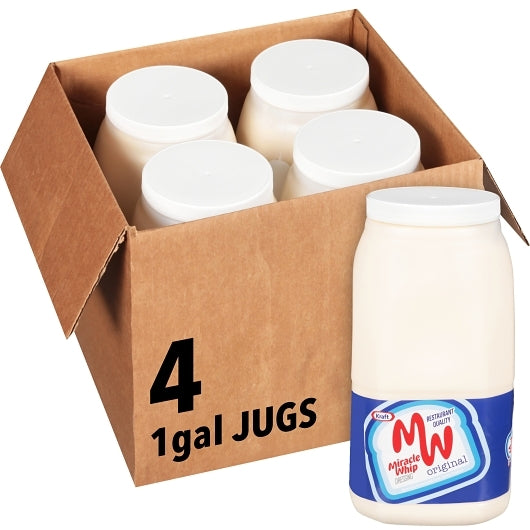 Miracle Whip Mayonnaise Bulk, 4 x 3.785 LT Case - Condiments & Sauces