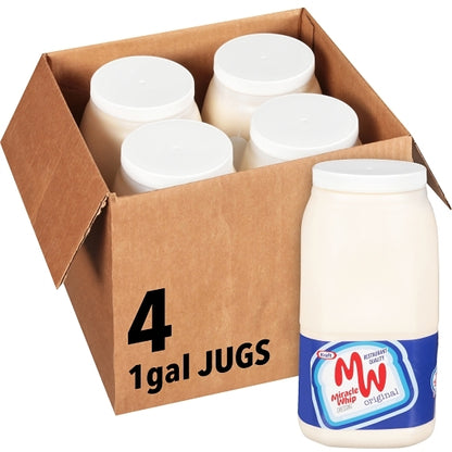 Miracle Whip Mayonnaise Bulk, 4 x 3.785 LT Case - Condiments & Sauces
