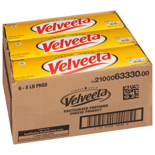 Velveeta Processed Cheese Spread, 6 x 5 lb Case - DOT product image 4