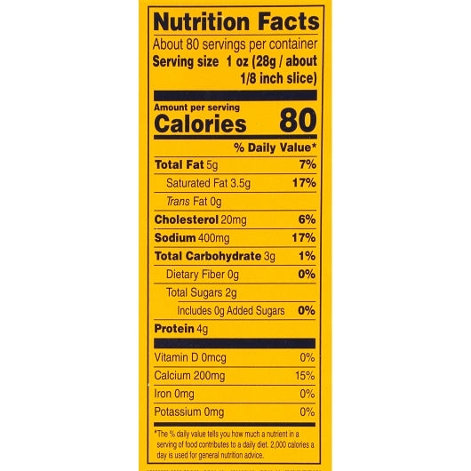 Velveeta Processed Cheese Spread, 6 x 5 lb Case - DOT product image 6