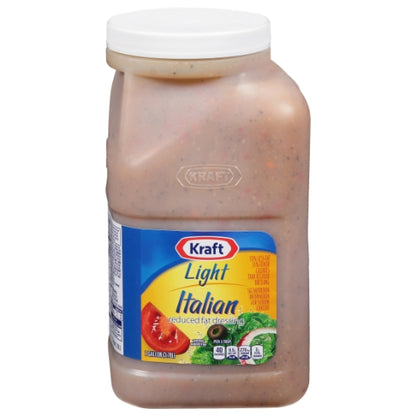 Dressing Light Done Reduced Fat Light Done Right Italian Dressing Bulk, 4 x 3.78 LT Case - Condiments & Sauces