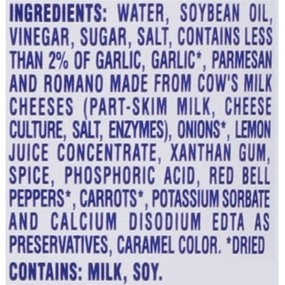 Dressing Light Done Reduced Fat Light Done Right Italian Dressing Bulk, 4 x 3.78 LT Case - DOT product image 8