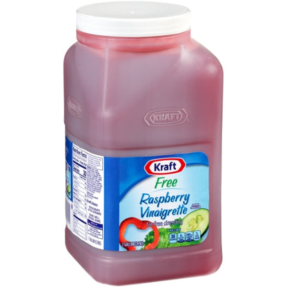 Kraft Fat Free Raspberry Vinaigrette Dressing Bulk, 4 x 1 GA Case - Condiments & Sauces