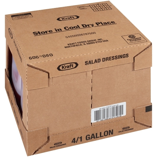 Kraft Fat Free Raspberry Vinaigrette Dressing Bulk, 4 x 1 GA Case - DOT product image 5