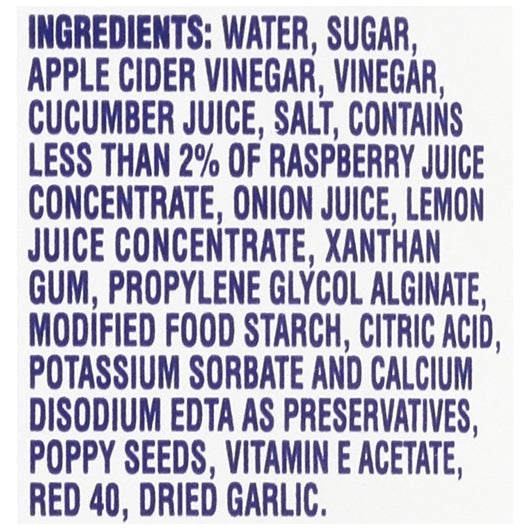 Kraft Fat Free Raspberry Vinaigrette Dressing Bulk, 4 x 1 GA Case - DOT product image 8
