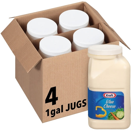 Kraft Blue Cheese Dressing Bulk, 4 x 1 GA Case - Condiments & Sauces
