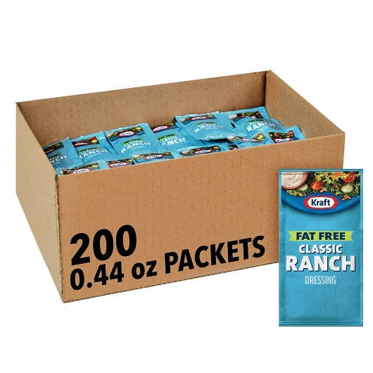 Dressing Kraft Ranch Fat Free Pouch 200 Case 0.44 Ounce Each - DOT product image 2