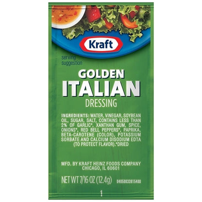 Dressing Golden Gourmet Gold Italian Dressing Single Serve, 200 x 0.44 oz Case - DOT product image 3