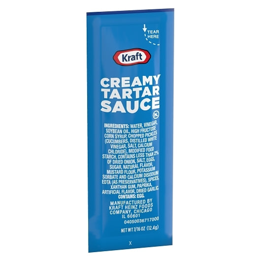Kraft Tartar Sauce Single Serve, 200 x 0.438 oz Case - DOT product image 3