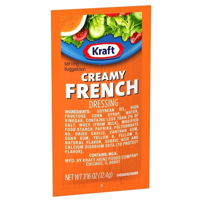 Kraft French Dressing Single Serve, 200 x 0.438 oz Case - DOT product image 2