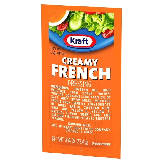 Kraft French Dressing Single Serve, 200 x 0.438 oz Case - DOT product image 3