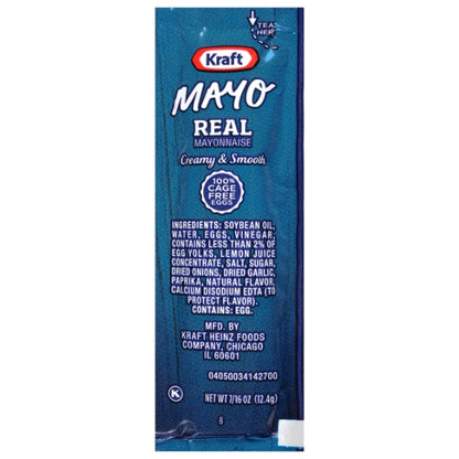 Kraft Real Mayonnaise Single Serve, 500 x 12 GR Case - DOT product image 2