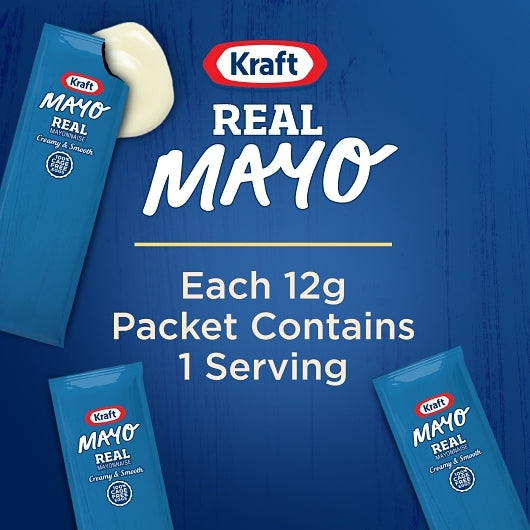 Kraft Real Mayonnaise Single Serve, 500 x 12 GR Case - DOT product image 8