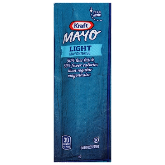 Kraft Light Mayonnaise Single Serve, 200 x 0.44 oz Case - DOT product image 2