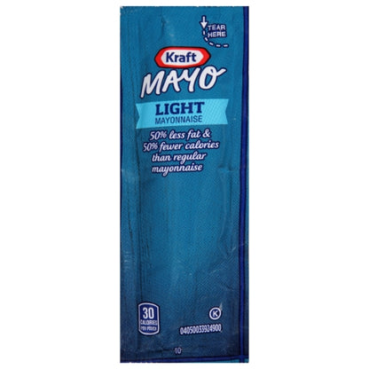 Kraft Light Mayonnaise Single Serve, 200 x 0.44 oz Case - DOT product image 2