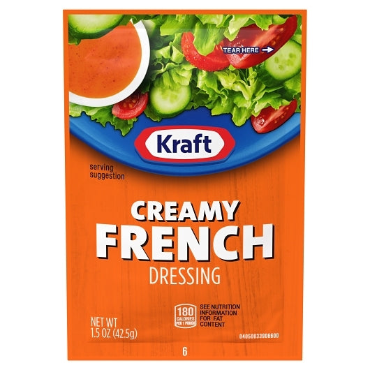 Kraft Creamy French Dressing Single Serve, 60 x 42.5 GR Case - DOT product image 8
