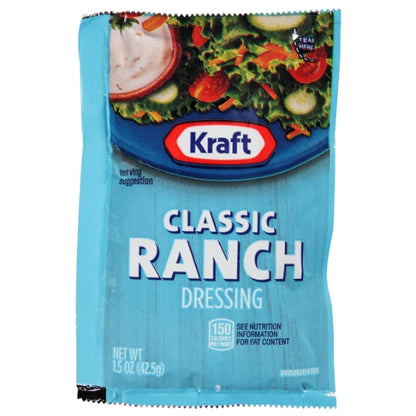 Kraft Ranch Dressing Single Serve, 60 x 42.5 GR Case - DOT product image 2
