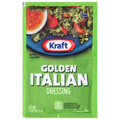 Kraft Golden Italian Dressing Single Serve, 60 x 42.5 GR Case - DOT product image 2