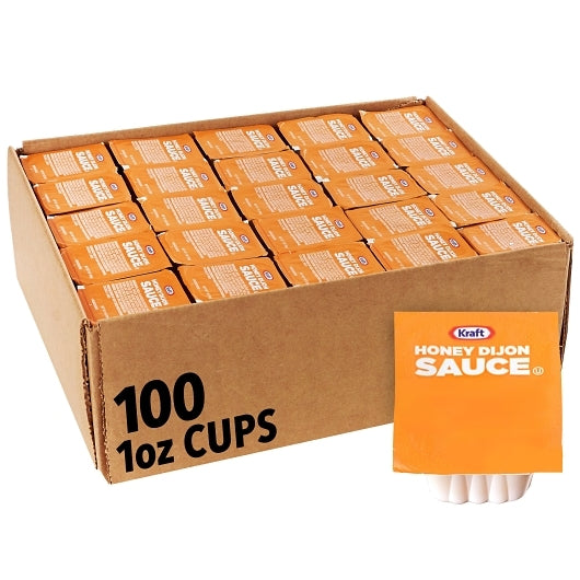 Sauce Honey Dijon Sauce Cups, 100 x 1 oz Case - Pantry Ingredients