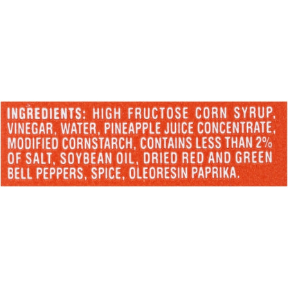 Sauce Sweet Natural Sauce Sweet & Sour Sauce, 100 x 1 oz Case - DOT product image 7