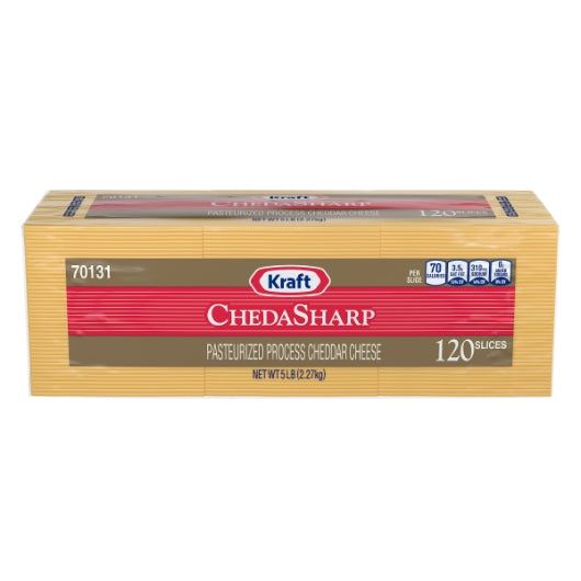 Kraft Regular Sharp Cheddar Cheese, 4 x 2.27 KG Case - DOT product image 2