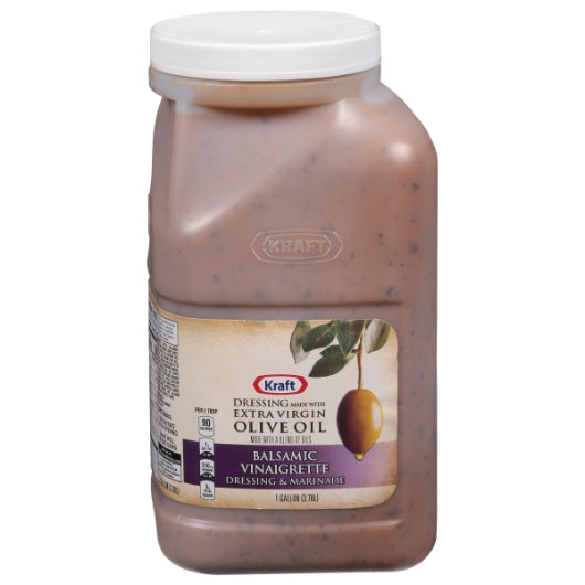 Dressing Signature Balsamic Vinaigrette Dressing Bulk, 4 x 1 GA Case - Condiments & Sauces