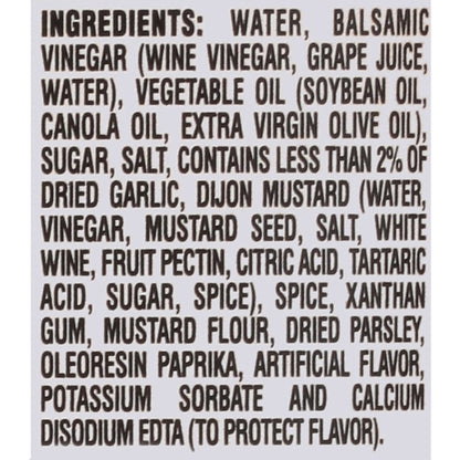 Dressing Signature Balsamic Vinaigrette Dressing Bulk, 4 x 1 GA Case - DOT product image 8