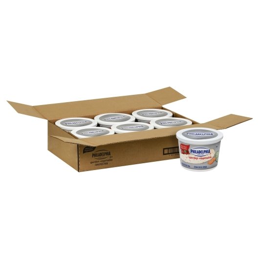 Kraft Philly Garden Vegetables Cream Cheese, 6 x 3 lb Case - DOT product image 6