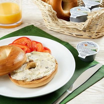 Philadelphia Chive & Onion Cream Cheese, 100 x 1 oz Case - DOT product image 3